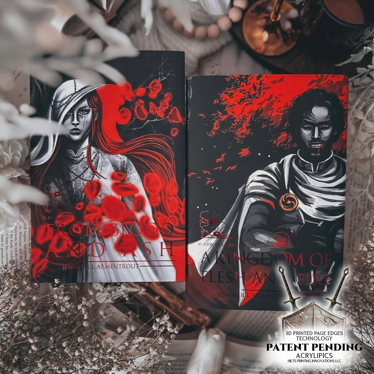 3D PRINTED PAGES A Kingdom of Flesh and Fire by Jennifer L. Armentrout