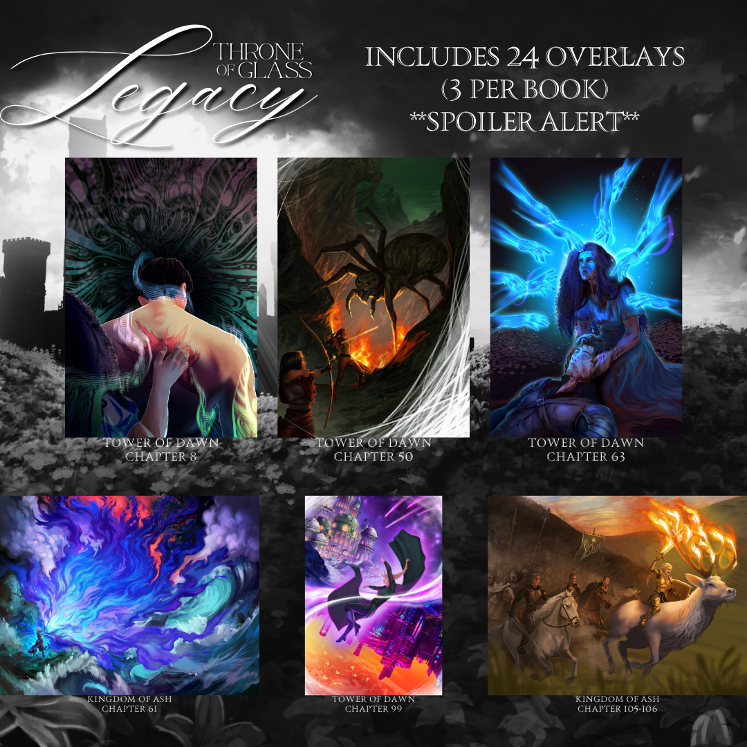 TOG LEGACY (OPTION 1: PORTRAIT DUST JACKETS) by Sarah J. Maas - Throne of Glass Special Edition Box Set