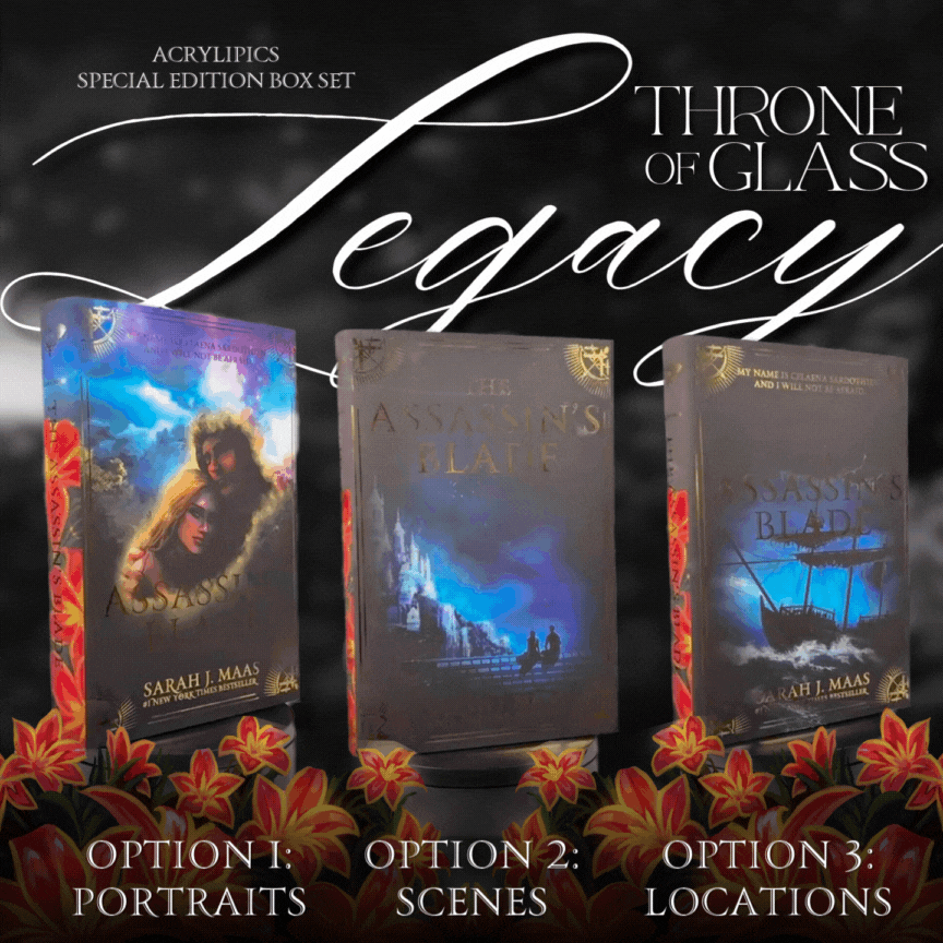 TOG LEGACY (ALL INCLUSIVE PACKAGE) and TOG X TERRASEN by Sarah J. Maas - Throne of Glass Special Edition Box Set