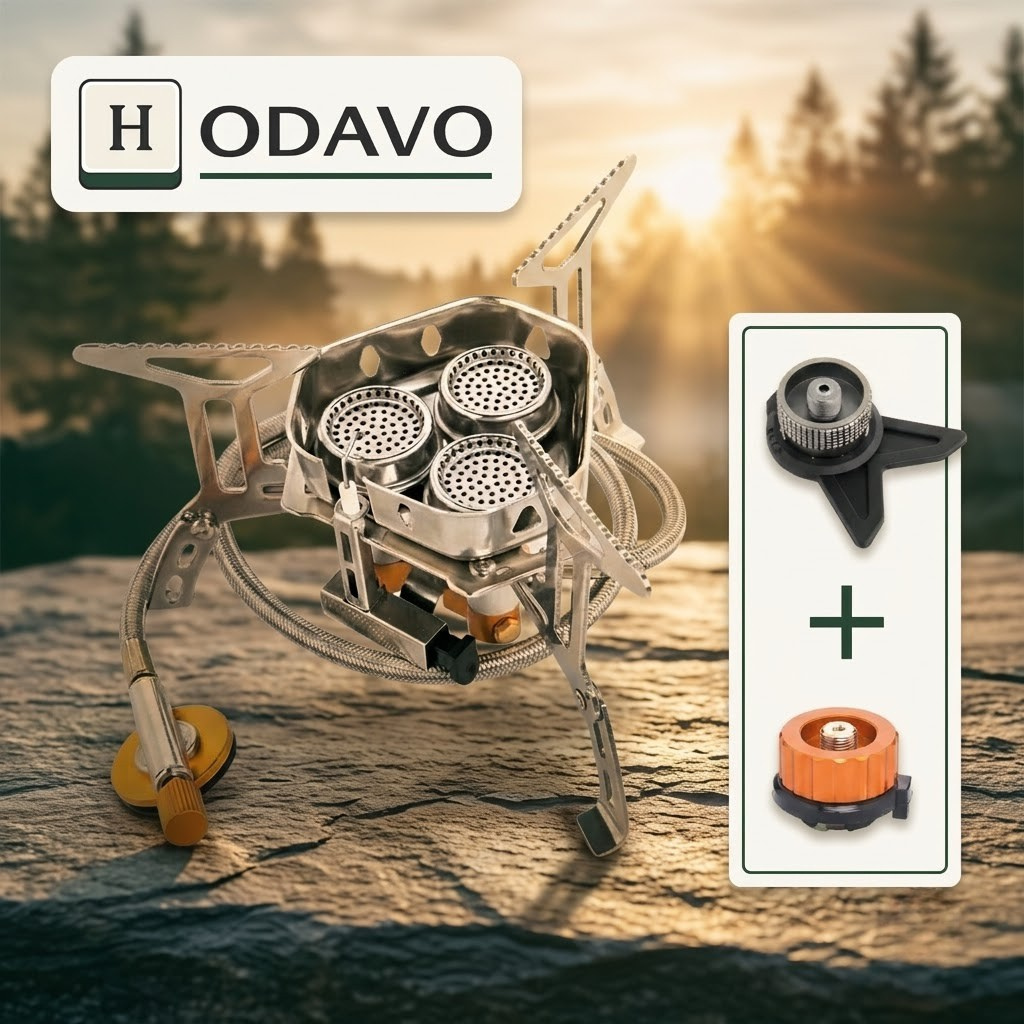 HODAVO™ Big Power Portable Gas Stove for Camping & Picnic