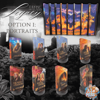 TOG LEGACY (OPTION 1: PORTRAIT DUST JACKETS) by Sarah J. Maas - Throne of Glass Special Edition Box Set
