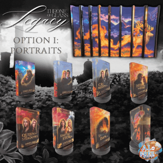 TOG LEGACY (OPTION 1: PORTRAIT DUST JACKETS) by Sarah J. Maas - Throne of Glass Special Edition Box Set