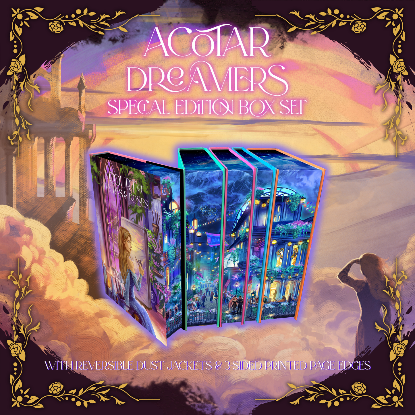 ACOTAR Dreamers Special Edition Book Box Set - Bundle #2 (Includes 46 Overlays for Book 1)