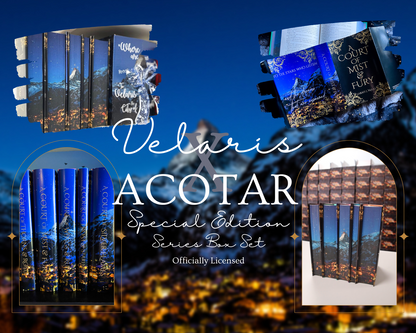 Velaris X ACOTAR Special Edition Book Box Set with Velaris Printed Pages