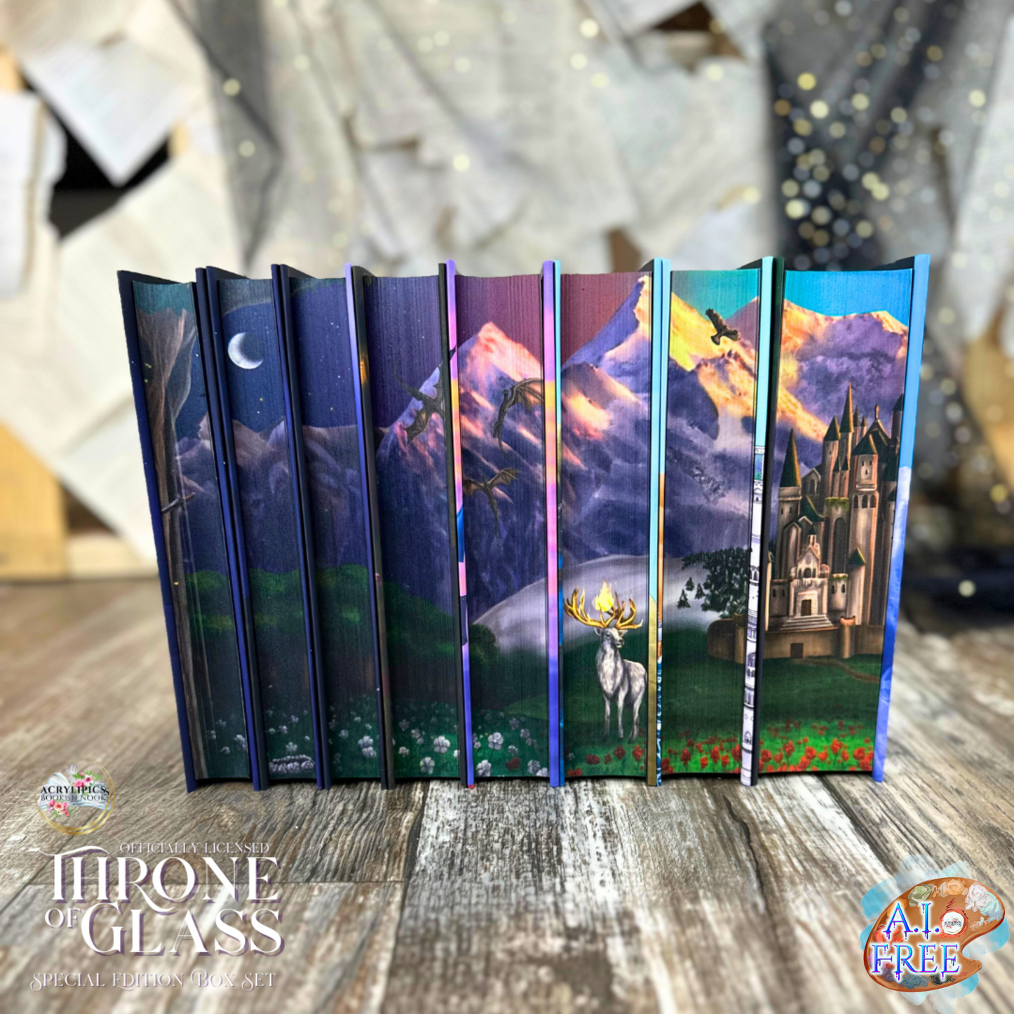 TOG X TERRASEN by Sarah J. Maas - Throne of Glass Special Edition Box Set