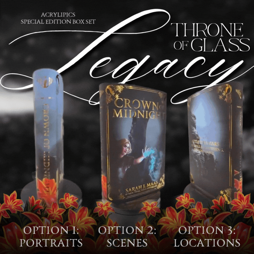 TOG LEGACY (ALL INCLUSIVE PACKAGE) and TOG X TERRASEN by Sarah J. Maas - Throne of Glass Special Edition Box Set