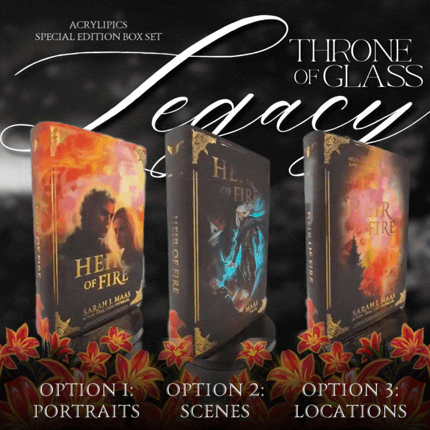 TOG LEGACY (ALL INCLUSIVE PACKAGE) and TOG X TERRASEN by Sarah J. Maas - Throne of Glass Special Edition Box Set