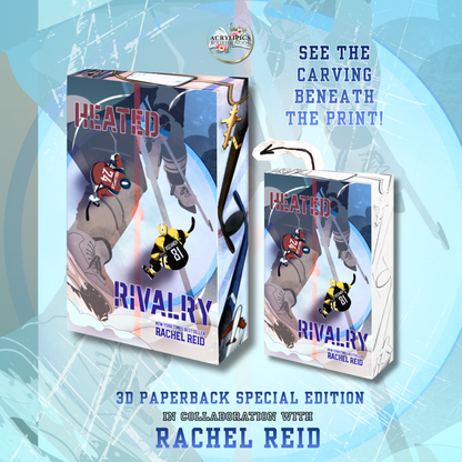 Heated Rivalry 3D by Rachel Reid - 3D PRINTED PAGES Special Edition Paperback Book