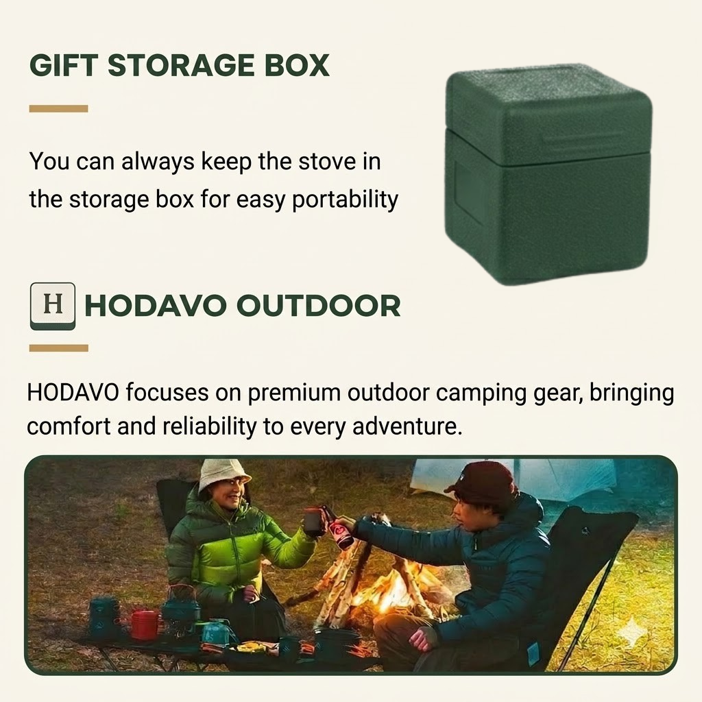 HODAVO™ Big Power Portable Gas Stove for Camping & Picnic