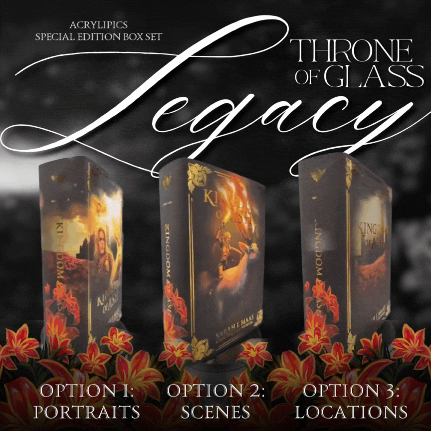 TOG LEGACY (ALL INCLUSIVE PACKAGE) and TOG X TERRASEN by Sarah J. Maas - Throne of Glass Special Edition Box Set