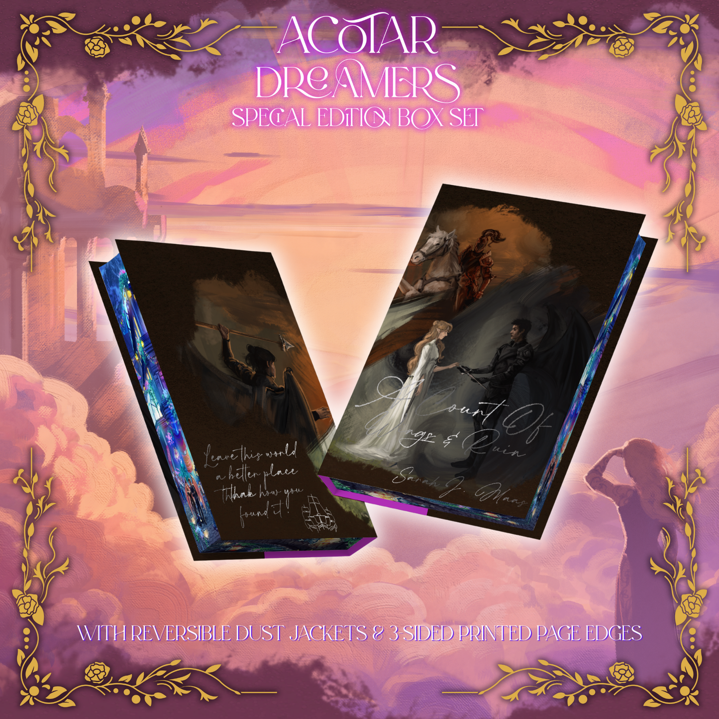 ACOTAR Dreamers Special Edition Book Box Set - Bundle #2 (Includes 46 Overlays for Book 1)