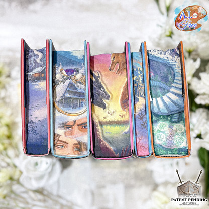 3D PRINTED PAGES A Court of Thorns and Roses Special Edition Box Set by Sarah J. Maas