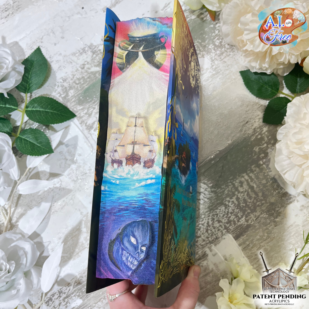 3D PRINTED PAGES A Court of Wings and Ruin by Sarah J. Maas