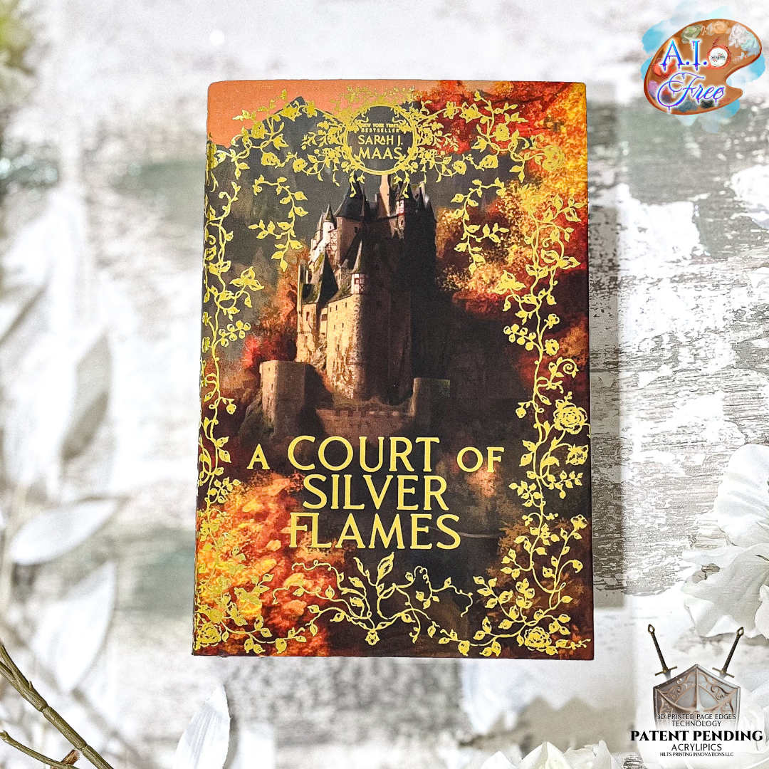 3D PRINTED PAGES A Court of Silver Flames by Sarah J. Maas