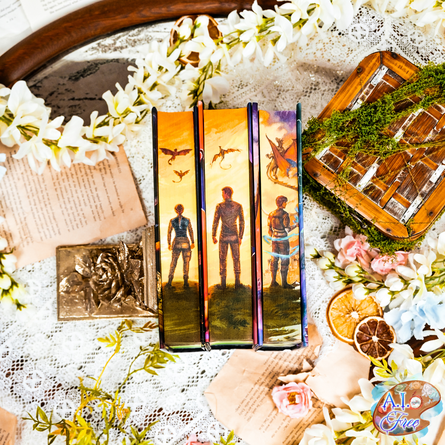 EMPYREAN Special Edition Set: Fourth Wing, Iron Flame, and Onyx Storm by Rebecca Yarros