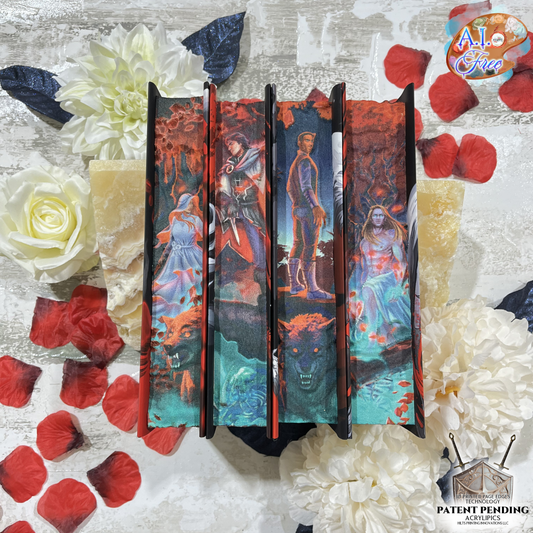 3D PRINTED PAGES FROM BLOOD AND ASH 4-BOOK BUNDLE - FIRST 4 BOOKS IN THE FROM BLOOD AND ASH SERIES