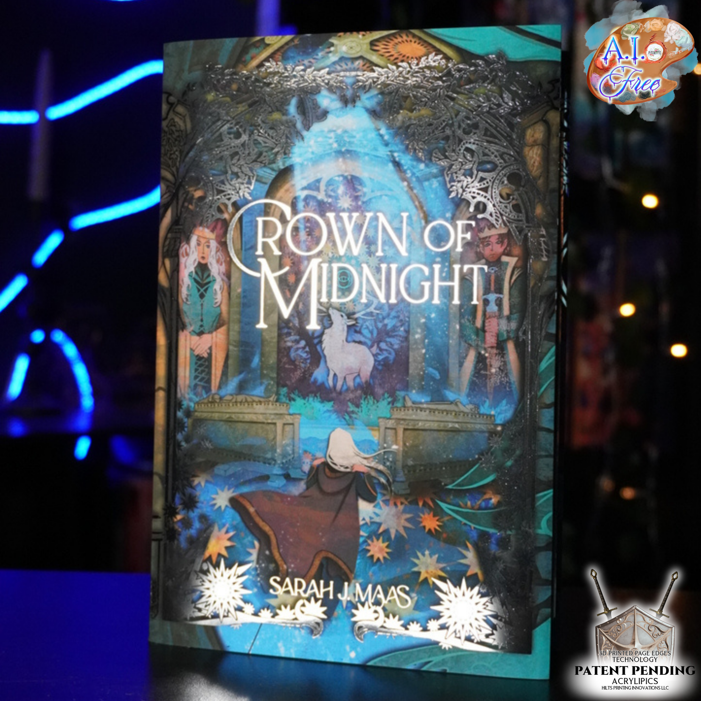 Crown of Midnight 3D HARDCOVER Special Edition by Sarah J. Maas