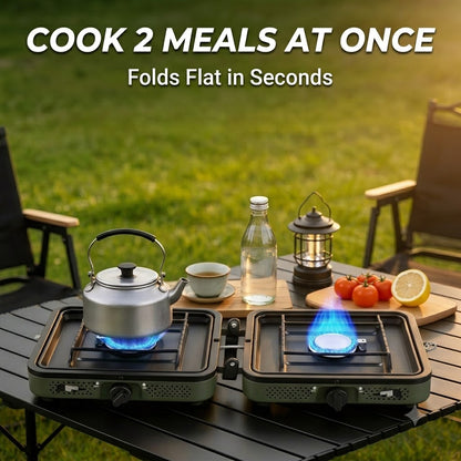 HODAVO™ Dual Flame Folding Camp Stove