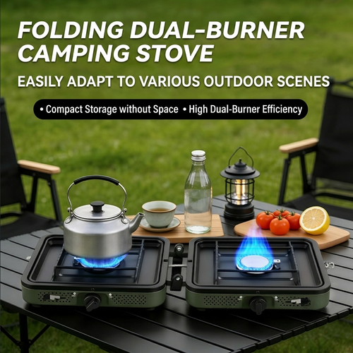 HODAVO™ Dual Flame Folding Camp Stove