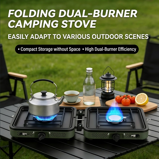 HODAVO™ Dual Flame Folding Camp Stove