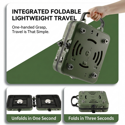 HODAVO™ Dual Flame Folding Camp Stove