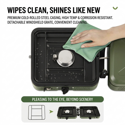 HODAVO™ Dual Flame Folding Camp Stove