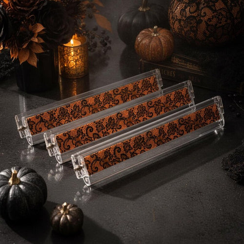 Spooky Lace Mahjong Racks – Set of 4, Acrylic Tile Holders