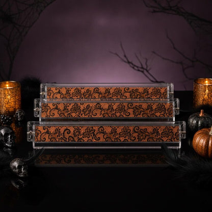 Spooky Lace Mahjong Racks – Set of 4, Acrylic Tile Holders