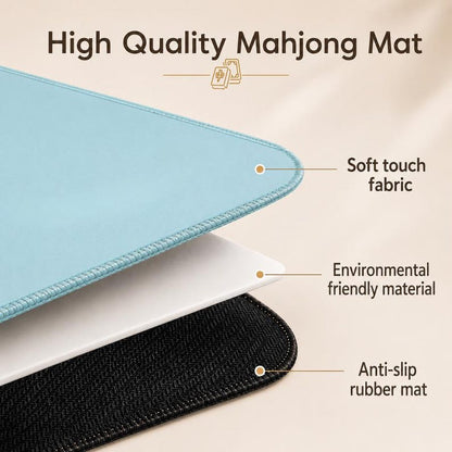 Tennis Court Mahjong Mat – Neoprene, Game Rules Included