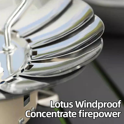 HODAVO Lotus Bloom Pro | 15,000 BTU Windproof Camp Stove