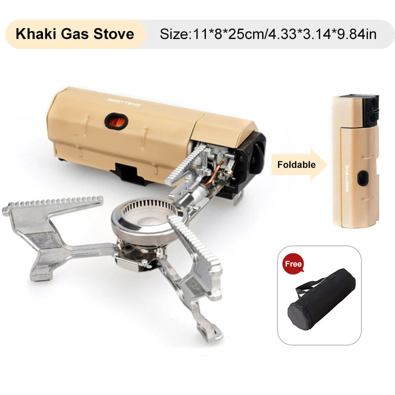 HODAVO™ BlazeTwin Folding Camp Stove 2670W