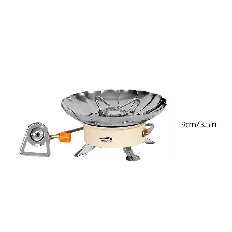 HODAVO Lotus Bloom Pro | 15,000 BTU Windproof Camp Stove