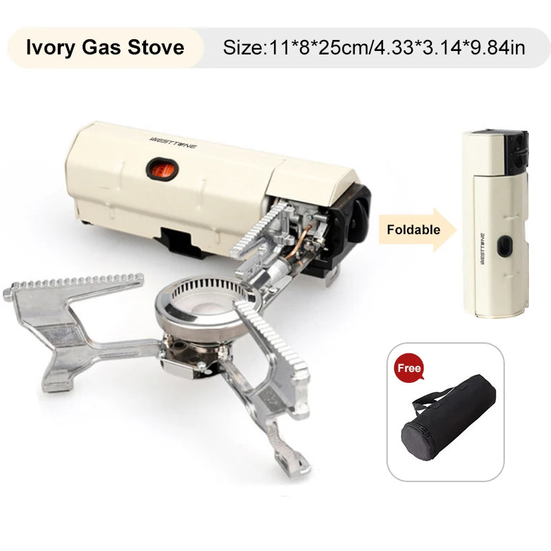 HODAVO™ BlazeTwin Folding Camp Stove 2670W