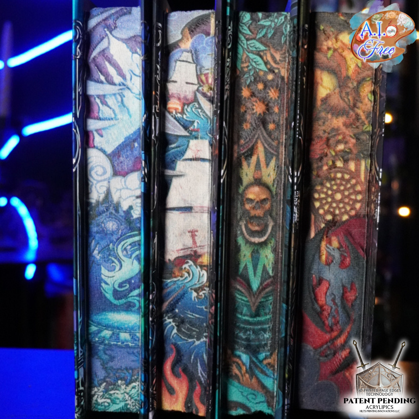 TOG 3D 4-BOOK BUNDLE - TOG, TAB, COM AND HOF HARDCOVER 3D Special Editions by Sarah J. Maas
