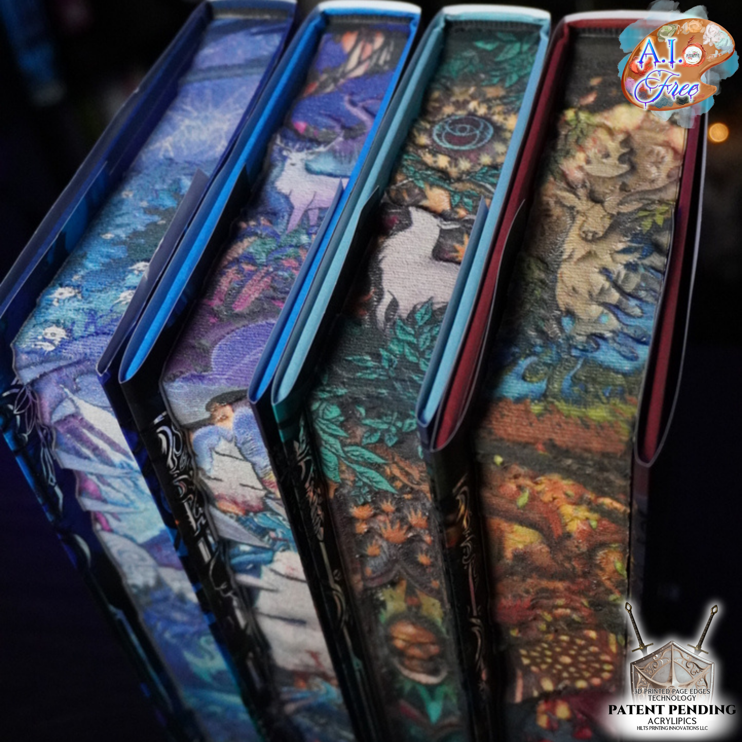 TOG 3D 4-BOOK BUNDLE - TOG, TAB, COM AND HOF HARDCOVER 3D Special Editions by Sarah J. Maas