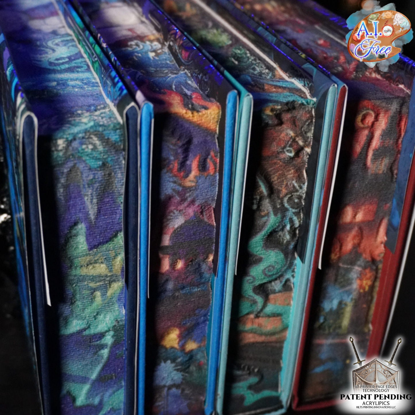 TOG 3D 4-BOOK BUNDLE - TOG, TAB, COM AND HOF HARDCOVER 3D Special Editions by Sarah J. Maas