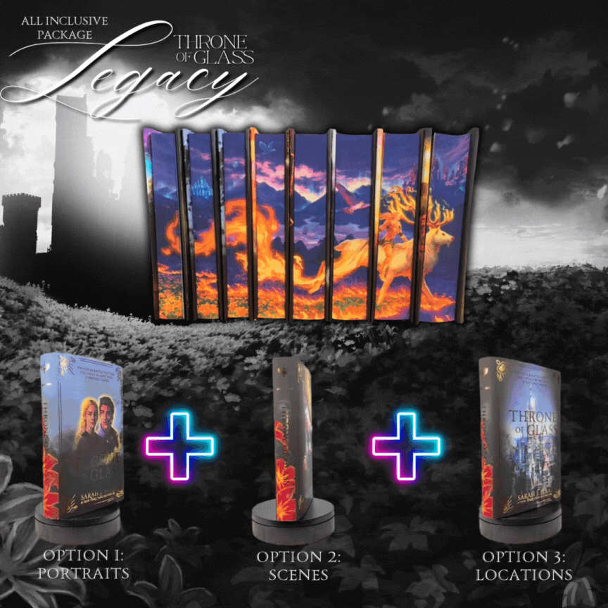 TOG LEGACY (ALL INCLUSIVE PACKAGE) and TOG X TERRASEN by Sarah J. Maas - Throne of Glass Special Edition Box Set