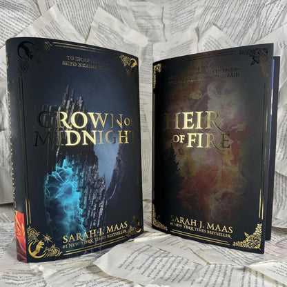 TOG LEGACY (OPTION 2: SCENES DUST JACKETS) by Sarah J. Maas - Throne of Glass Special Edition Box Set