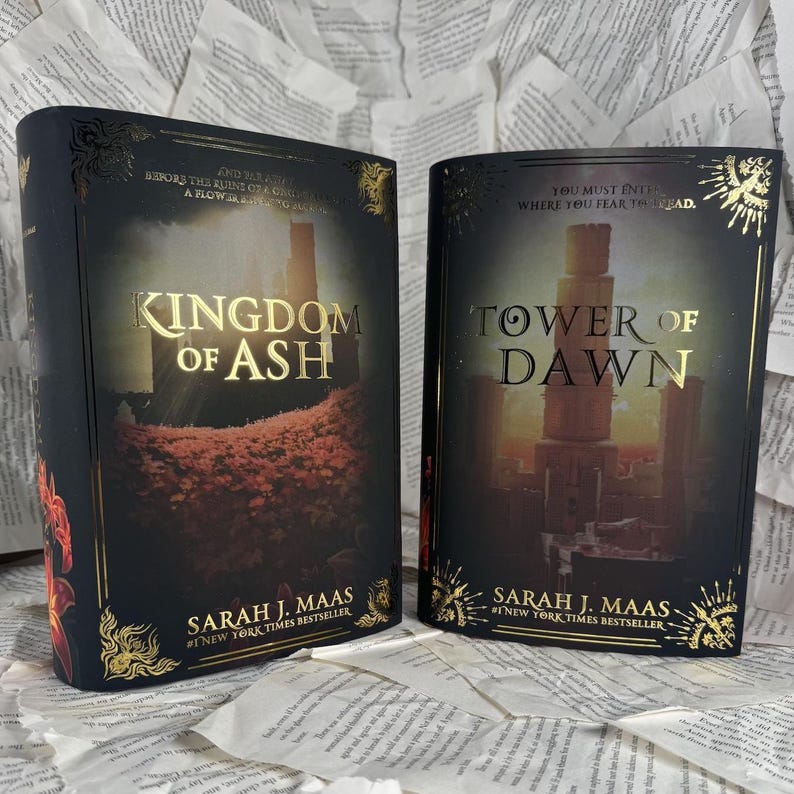 TOG LEGACY (OPTION 2: SCENES DUST JACKETS) by Sarah J. Maas - Throne of Glass Special Edition Box Set