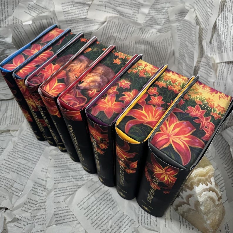 TOG LEGACY (OPTION 2: SCENES DUST JACKETS) by Sarah J. Maas - Throne of Glass Special Edition Box Set