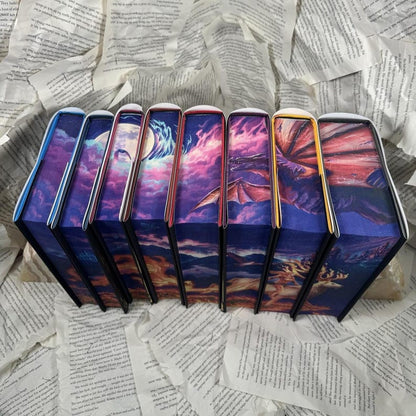 TOG LEGACY (OPTION 2: SCENES DUST JACKETS) by Sarah J. Maas - Throne of Glass Special Edition Box Set