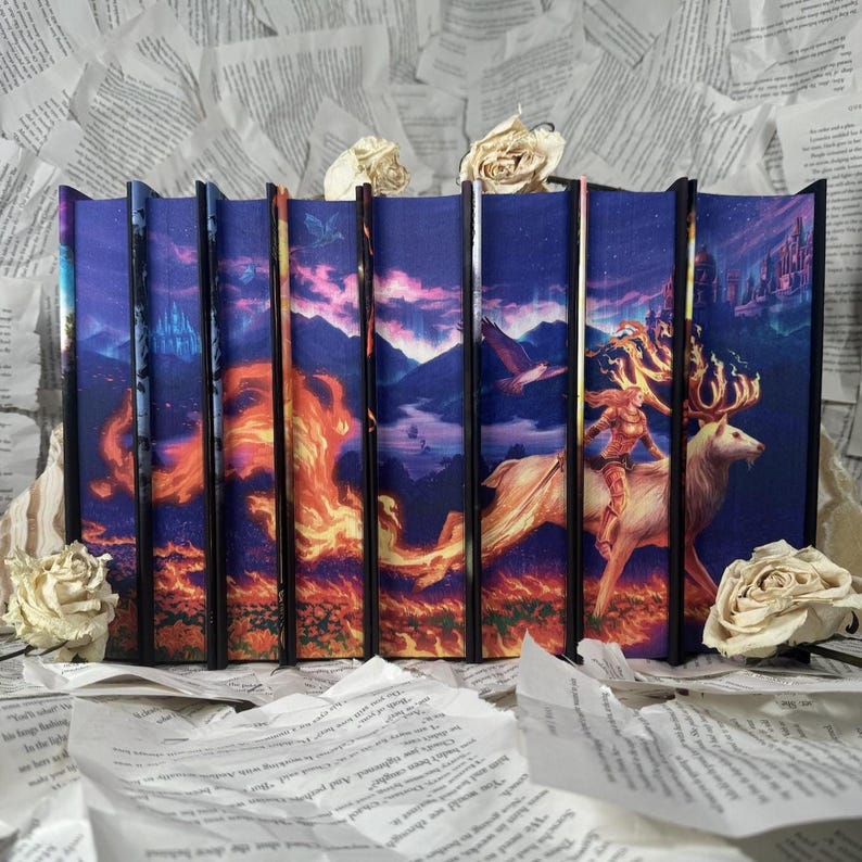 TOG LEGACY (OPTION 2: SCENES DUST JACKETS) by Sarah J. Maas - Throne of Glass Special Edition Box Set