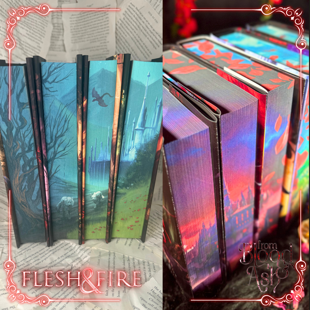 Flesh and Fire AND From Blood and Ash by Jennifer L. Armentrout - Special Edition Sets